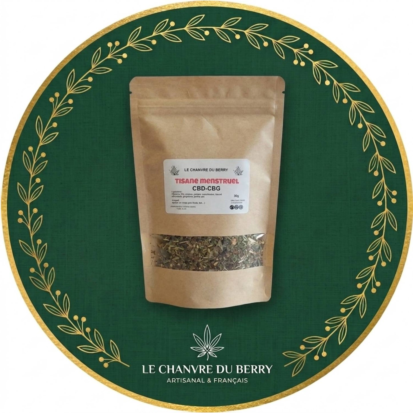 Tisane menstruel CBD/CBG