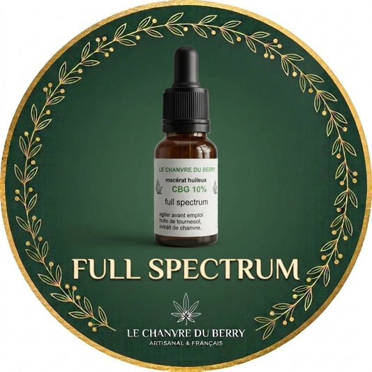 Huile CBG 10% spectre complet