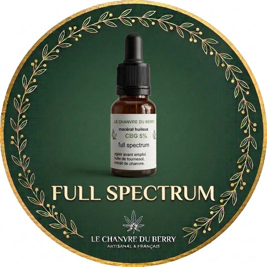 Huile CBG 5% full spectrum